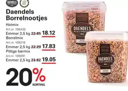 Sligro-M Daendels Borrelnootjes aanbieding