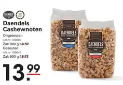 Sligro-M Daendels Cashewnoten aanbieding