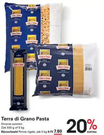 Sligro-M Terra di Grano Pasta aanbieding