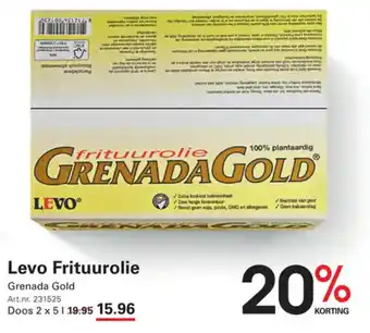 Sligro-M Levo Frituurolie aanbieding