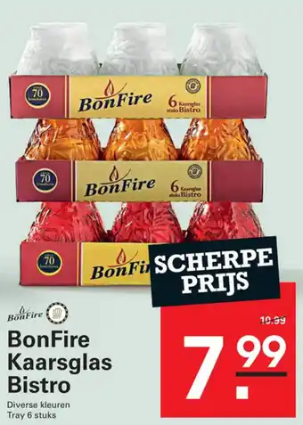 Sligro-M Bonfire kaarsglas bistro aanbieding