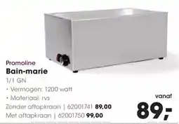 Hanos Promoline Bain-marie aanbieding