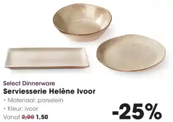 Hanos Select Dinnerware Serviesserie Helène Ivoor aanbieding