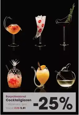 Hanos Barprofessional Cocktailglazen aanbieding