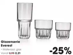 Hanos Glazenserie Everest aanbieding