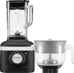 Coolblue KitchenAid Artisan K400 5KSB4026EBK Truffe Noire + Embout Presse-agrume aanbieding