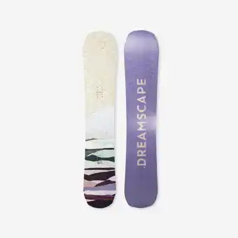 Decathlon Snowboard voor all-mountain/freestyle dames SNB 100 aanbieding