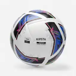 Decathlon Hybride voetbal 2 FIFA QUALITY MATCH BALL maat 5 wit aanbieding