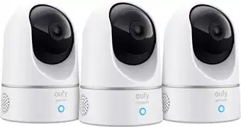 Coolblue Eufy Indoor Cam 2K Pan & Tilt Lot de 3 aanbieding