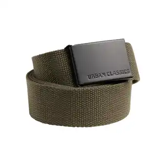 Decathlon Canvas heren riem (Olijf/Zwart) aanbieding