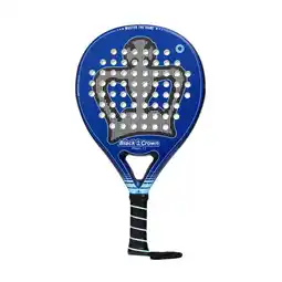 Decathlon Black Crown Piton 11 volwassen padel racket blauw aanbieding