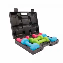 Decathlon Dumbellset - Halterset - Aerobic - 12 kg - In koffer aanbieding