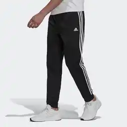 Decathlon Sweatbroek adidas Primegreen Essentials Warm-Up Tapered 3-Stripes aanbieding
