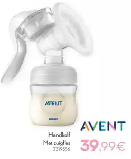 Cora Avent handkolf met zuigfles aanbieding