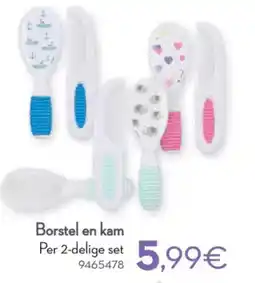 Cora Nuby borstel en kam aanbieding