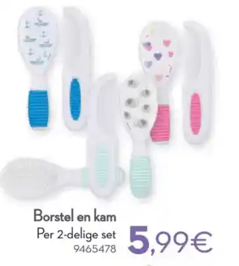 Cora Nuby borstel en kam aanbieding