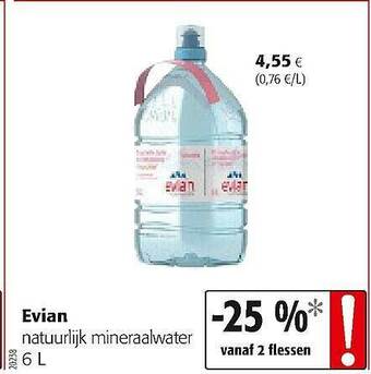 Colruyt Evian aanbieding