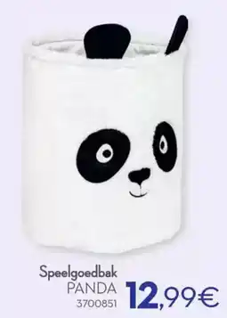 Cora Atmosphera for kids speelgoedbak panda aanbieding