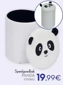 Cora Atmosphera for kids speelgoedbak panda aanbieding