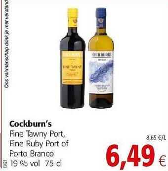 Colruyt Cockburn's aanbieding