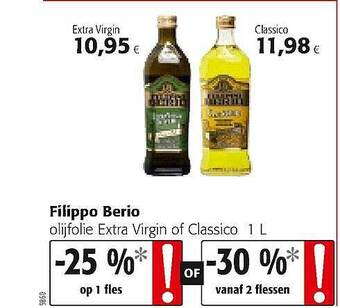 Colruyt Filippo Berio aanbieding