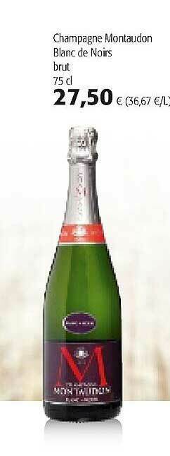 Colruyt Champagne Montaudon Blanc De Noirs aanbieding
