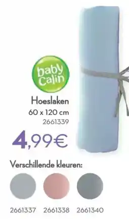 Cora Baby calin hoeslaken aanbieding