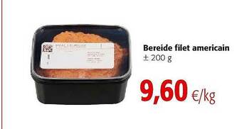 Colruyt Bereide Filet Americain aanbieding