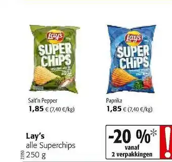 Colruyt Lay's Alle Superchips aanbieding
