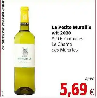 La Petite Muraille Wit 2020