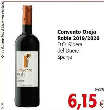 Convento Oreja Roble 2019-2020