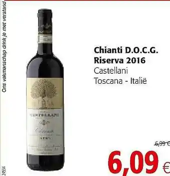 Colruyt Chianti D.o.c.g. Riserva 2016 aanbieding