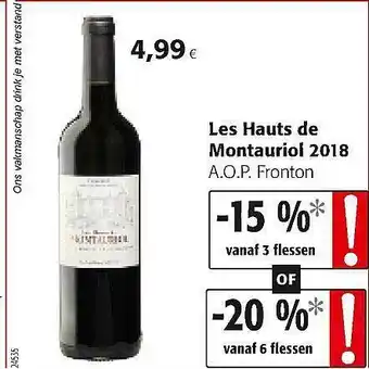 Colruyt Les Hauts De Montauriol 2018 aanbieding