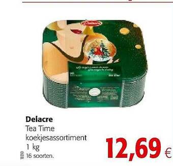 Colruyt Delacre Tea Time Koekjesassortiment aanbieding