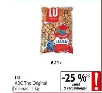 Colruyt Lu Abc The Original Nic-nac aanbieding