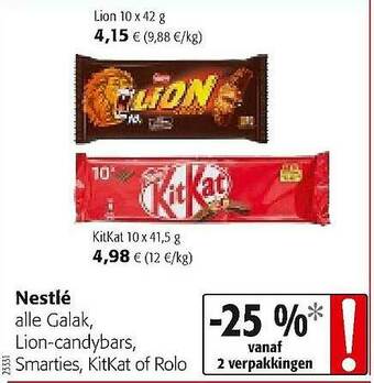Colruyt Nestlé aanbieding