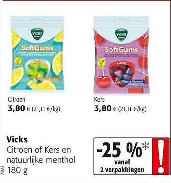 Colruyt Vicks aanbieding