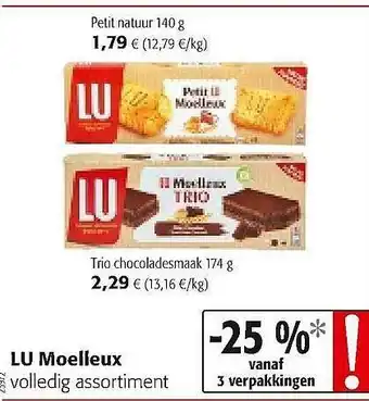 Colruyt Lu Moelleux aanbieding
