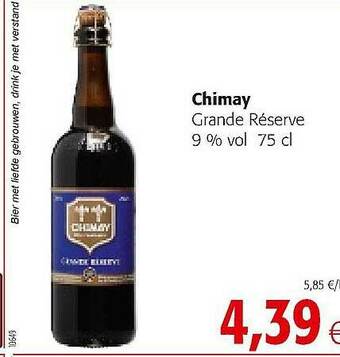 Colruyt Chimay Grande Réserve aanbieding