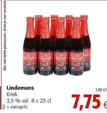 Colruyt Lindemans Kriek aanbieding