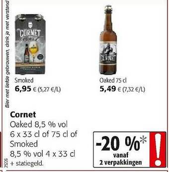 Colruyt Cornet Oaked Of Smoked aanbieding