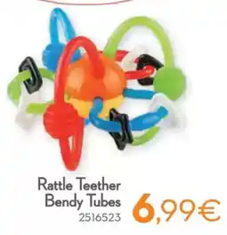 Cora Infantino rattle teether bendy tubes aanbieding