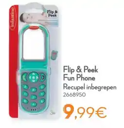 Cora Infantino flip & peek fun phone aanbieding