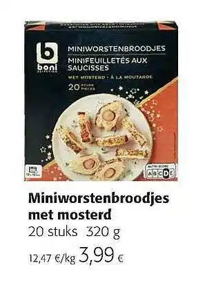 Miniworstenbroodjes Met Mosterd
