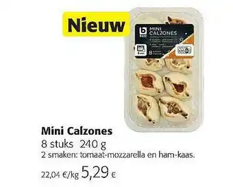 Colruyt Mini Calzones aanbieding