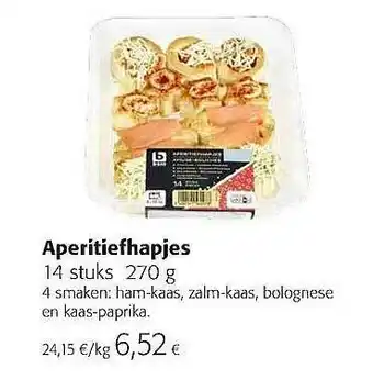 Aperitiefhapjes