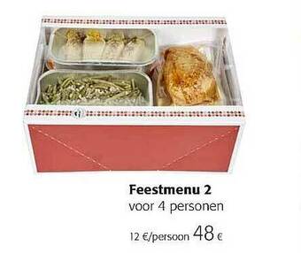 Colruyt Feestmenu 2 aanbieding