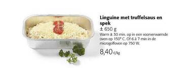 Linguine Met Truffelsaus En Spek