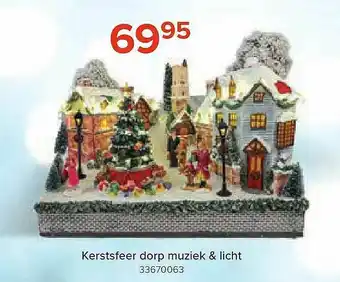 Euroshop Kerstsfeer Dorp Muziek & Licht aanbieding