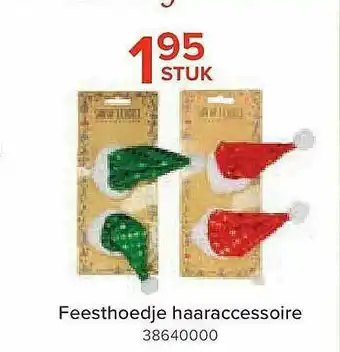 Feesthoedje Haaraccessoire